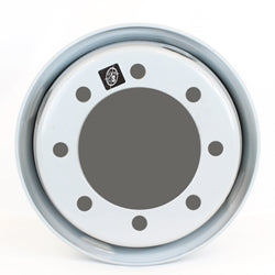 17.5" 8 HOLE DUAL WHEEL WHITE (28656)