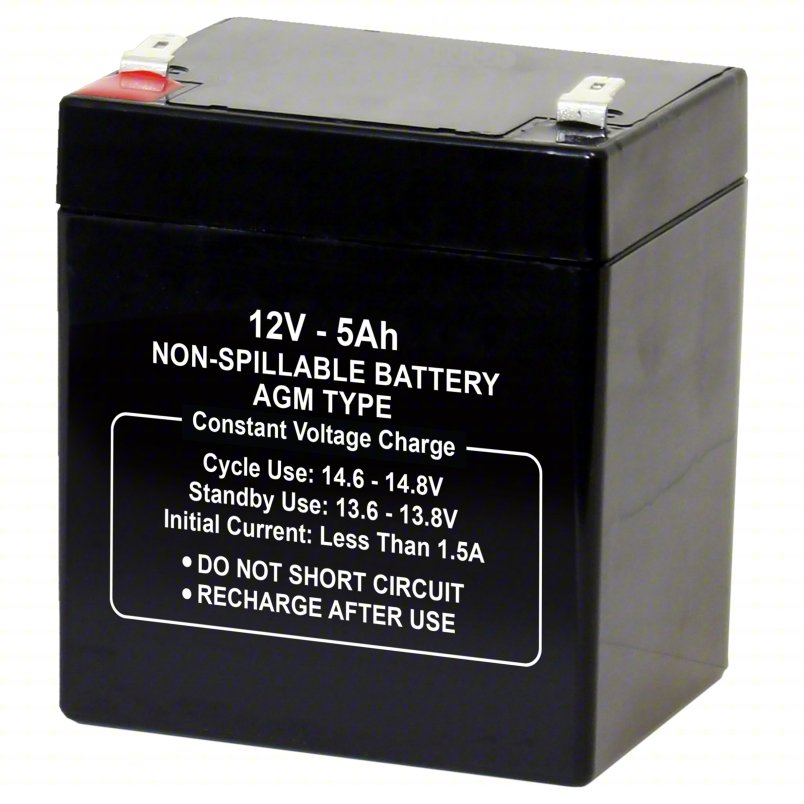 SLA 12V 5AH 1250FI BATTERY (BAT-1250FI)