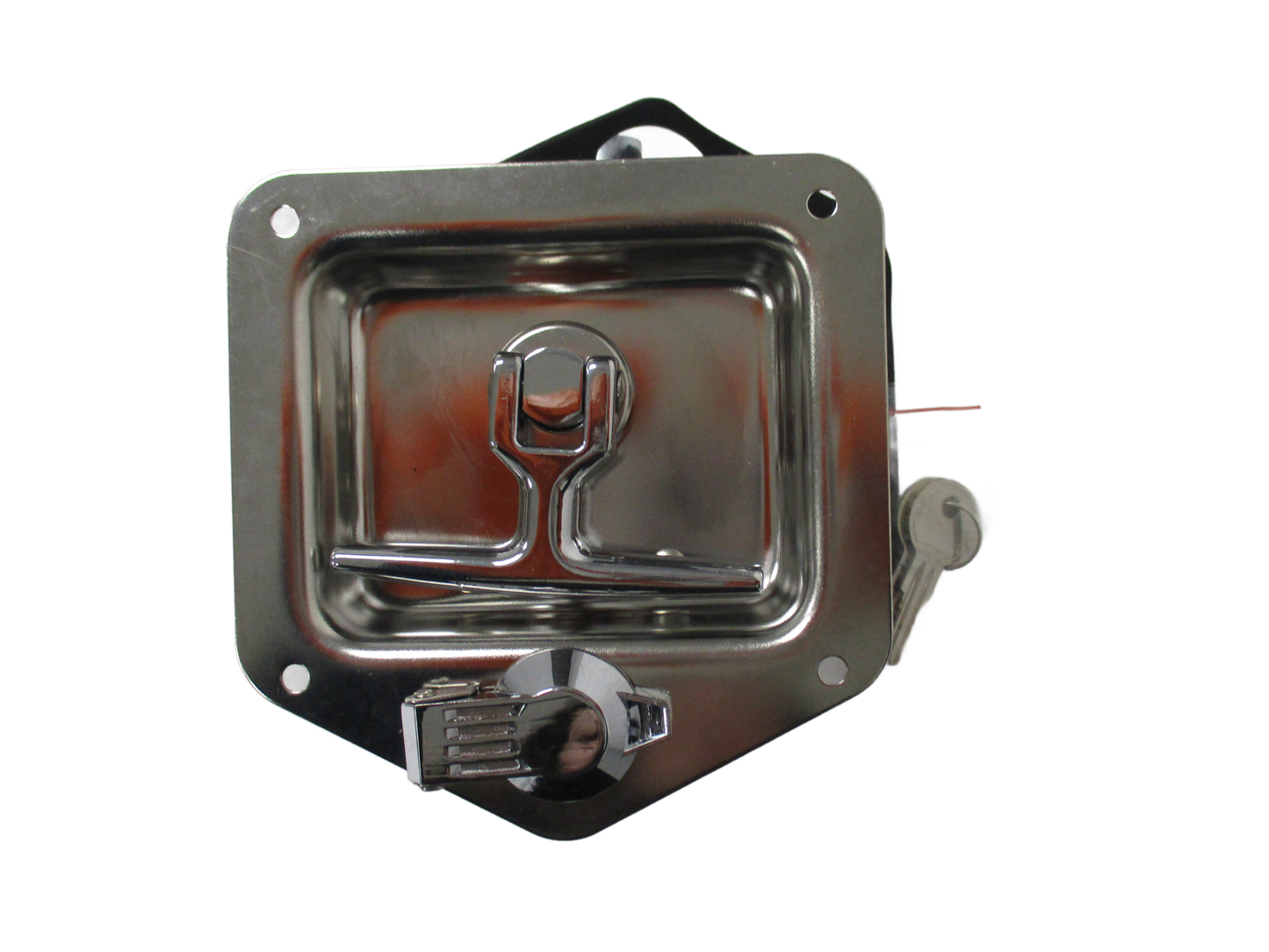 lock, flush mount, silver (70070057)