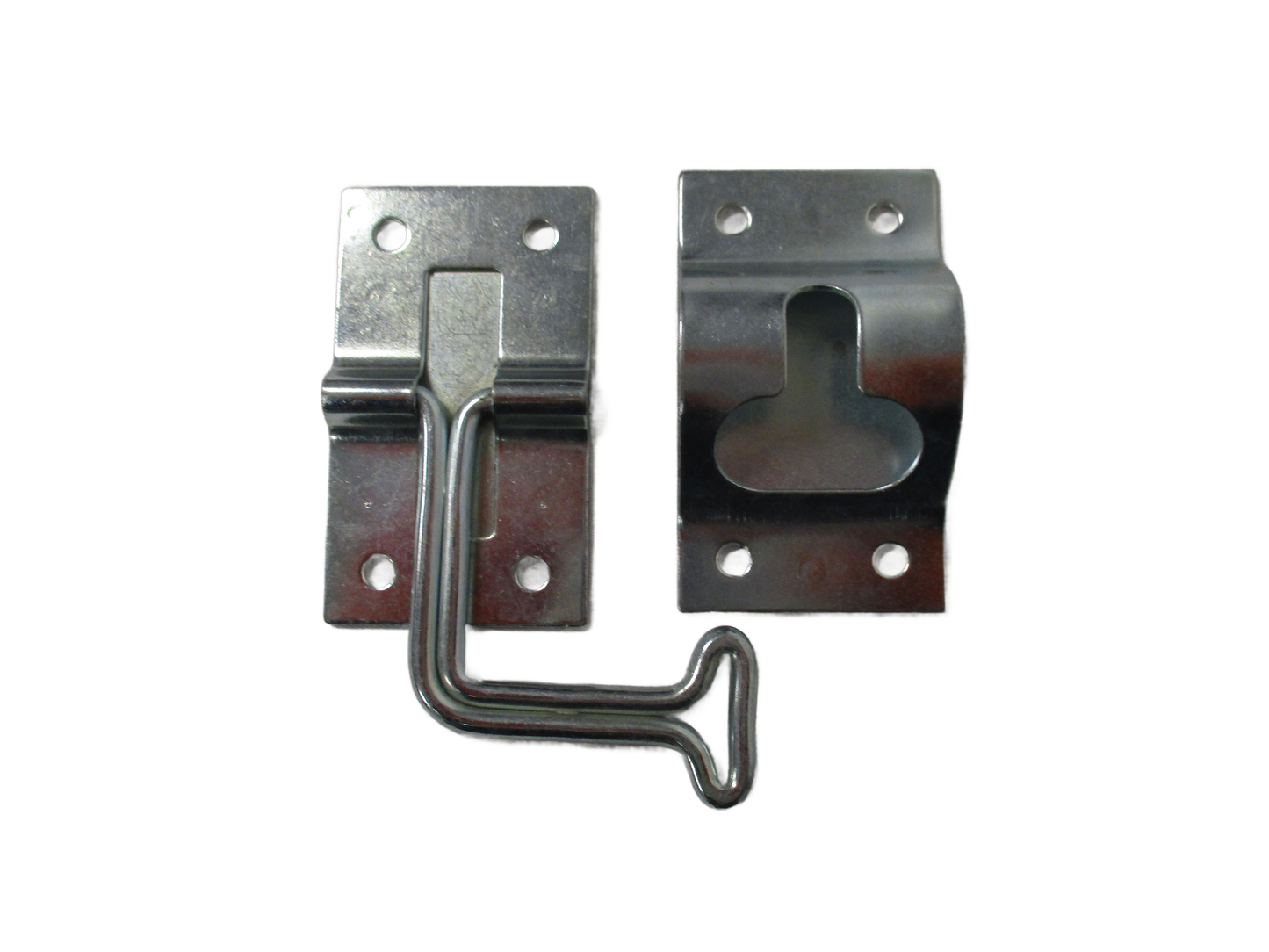 DOOR HOLDER 2" 90 DEG. WIRE ZINC STL LONG W/FEMALE RECEIVER (7300005)