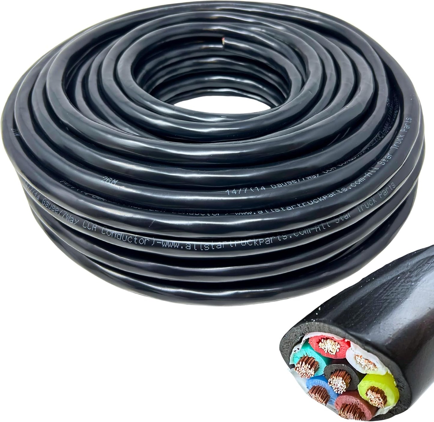 14 GAUGE 7 WIRE TRAILER INSULATED CABLE (14/7WIRE)