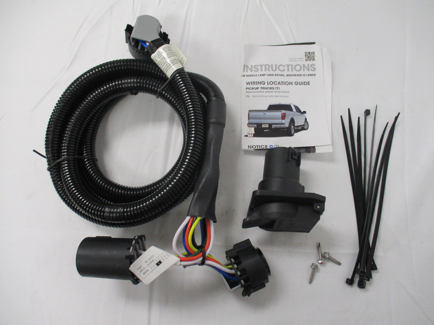 7FT. CUSTOM EXT. WIRING HARNESS(7-WAY RV BLADE RECECPT. TO BED) (CUR56070010)