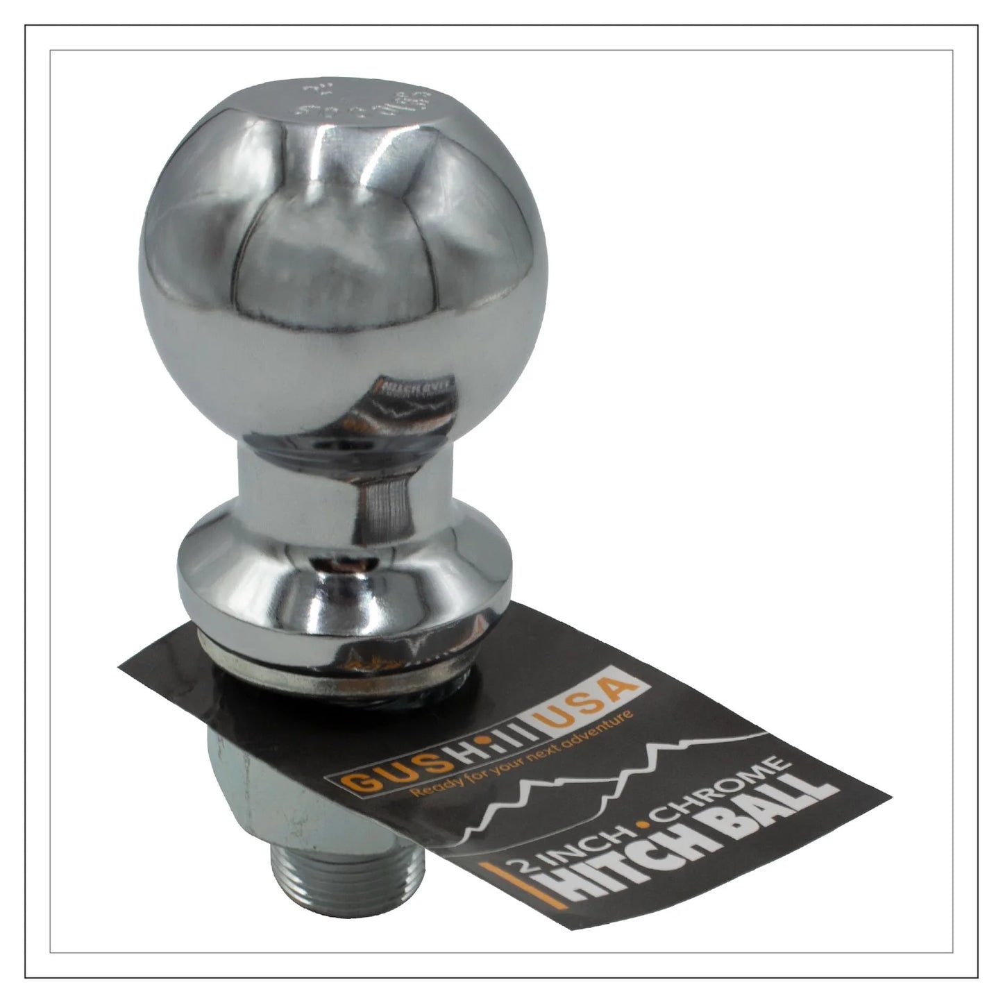 GUSHILL USA 2" CHROME HITCH BALL (PRO-2INBALL)