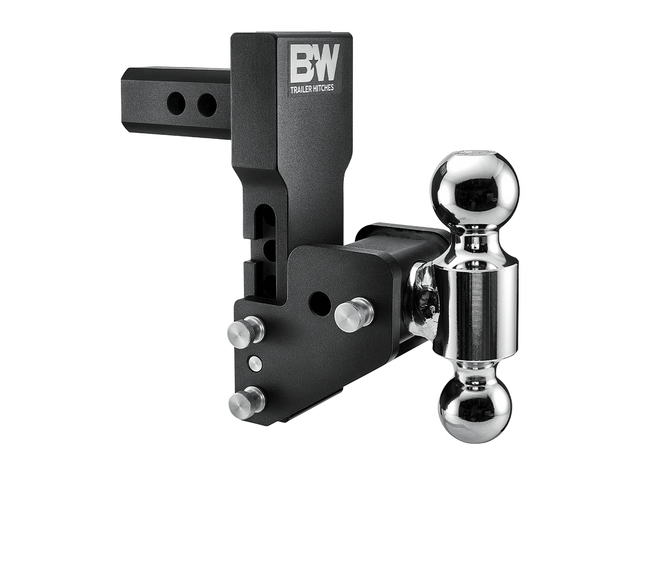 TOW & STOW 4.5" DROP, 5.5" RISE 2" SHANK WITH 2" & 2-5/16" BALLS, FOR GM MULTI USE TAILGATES (TS10065BMP)