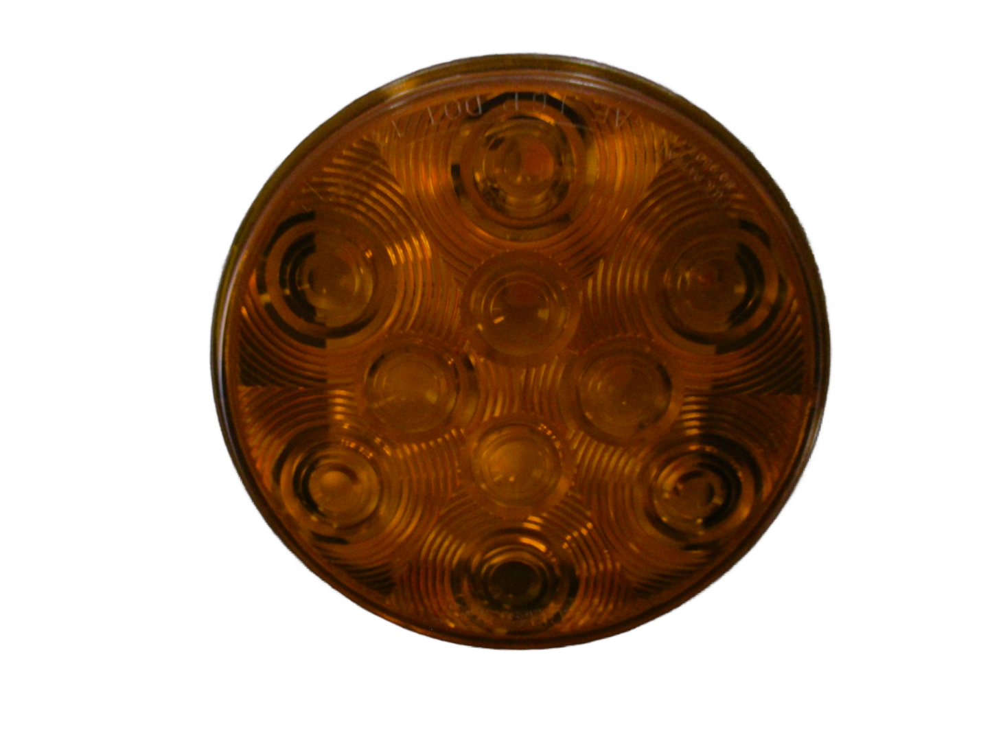 4" ROUND LED AMBER LIGHT (OPT-STL-43AB)