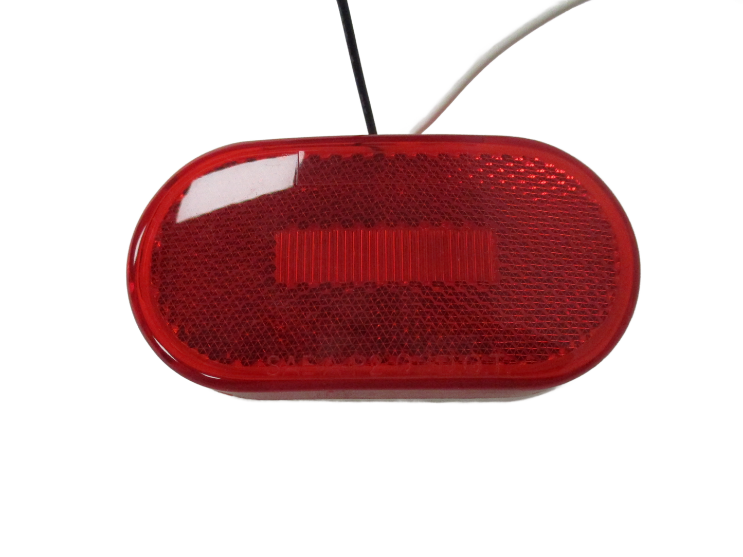 Optronics LED Clearance or Side Marker Light w/ Reflex Reflector - 6 Diodes - Oval - Red Lens (OPT-MCL-31RB)