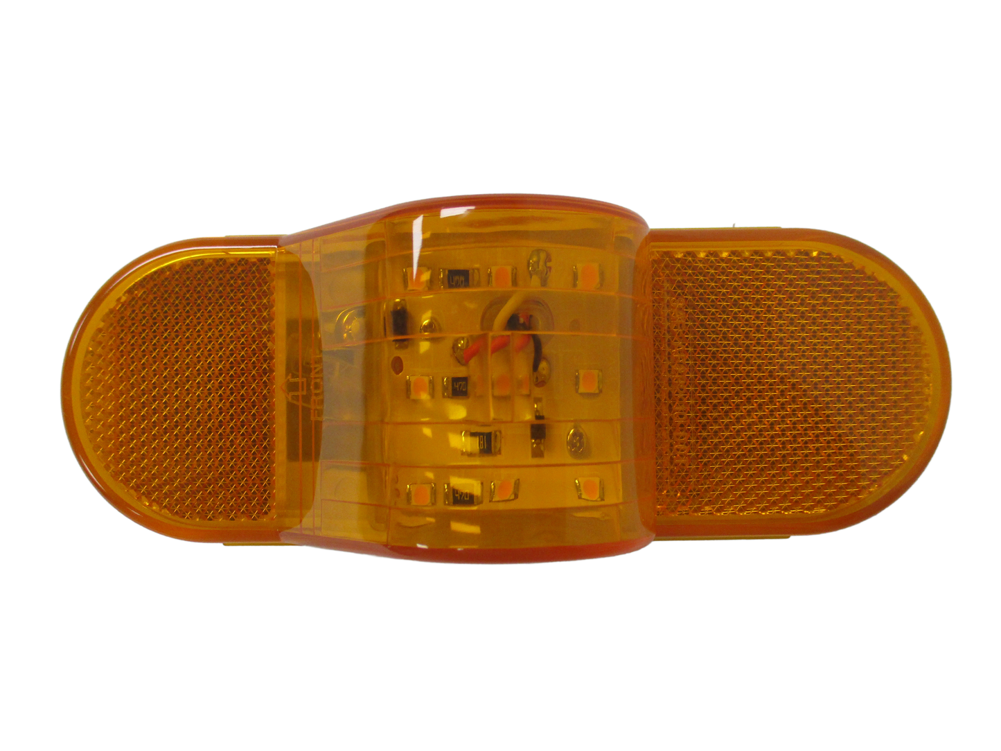 Optronics LED Side Marker Light and Mid-Ship Turn Signal - Submersible - 9 Diodes - Amber Lens (OPT-STL-75AB)