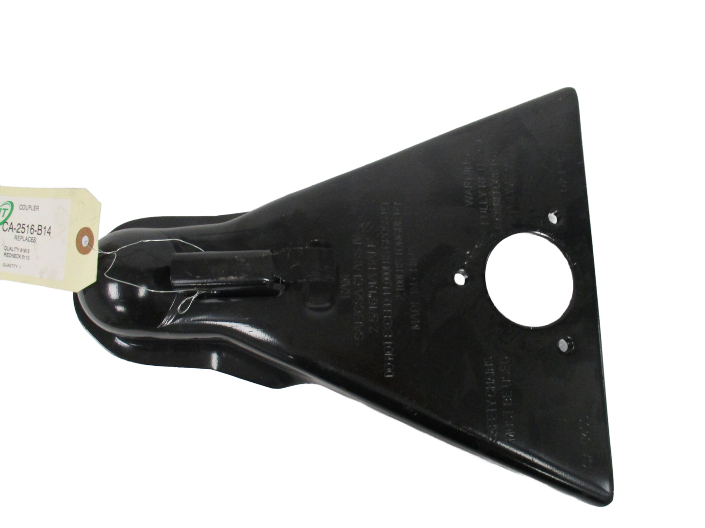 A-FRAME COUPLER STEEL BLACK, 14K CAPACITY 2-5/16" BALL SIZE (CA-2516-B14)