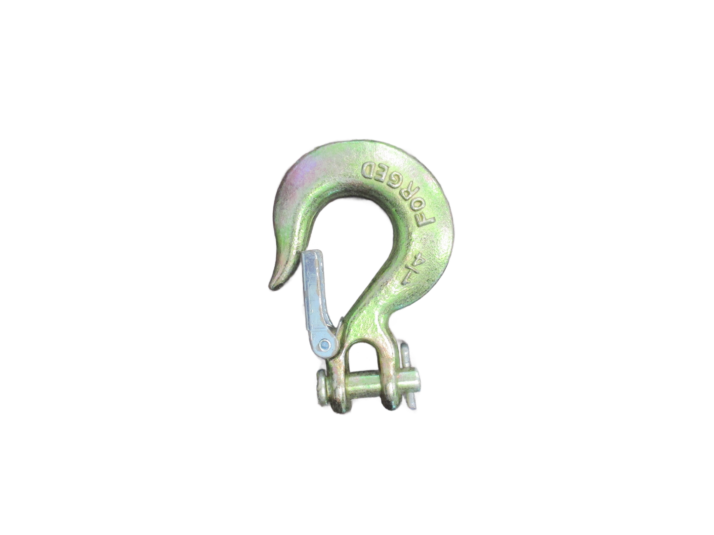 1/4" GRADE 70 CLEVIS TYPE SLIP HOOK WITH LATCH WLL: 3,150 LBS. (1000-33800)
