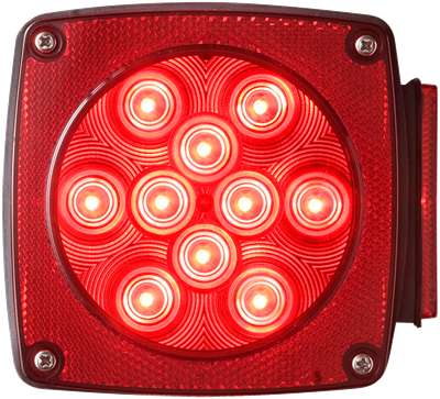 OPTRONICS LED COMBINATIONTAIL LIGHT, PASSENGER SIDE, STUD MOUNT 11 DIODES (STL-8RB)