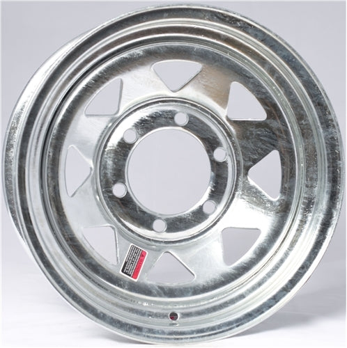 GALVANIZED WHEEL 15" X 6" 5 ON 4.5" BOLT PATTERN SPOKE (W156545GS)