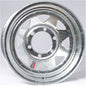 GALVANIZED WHEEL 15" X 6" 5 ON 4.5" BOLT PATTERN SPOKE (W156545GS)