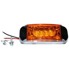 Mid Turn Rectangular LED Amber (170192)