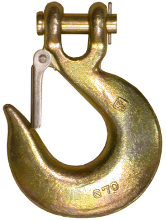 1/4" GRADE 70 CLEVIS TYPE SLIP HOOK WITH LATCH (1000-33710)