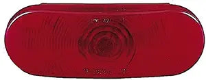 Peterson® Incandescent Turn Signal Light, 6" Red Oval, 1 Bulb (421R)