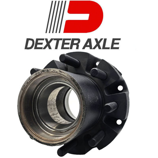 DEXTER 10K Hub w/ Cups & Studs, 8-6.50, 5/8"-18 Studs (DXP-008-214-05)