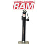 Pipe Mount Jack, 2K, Top Wind, 15" Lift, 15" Bracket Height (TJP2002B)