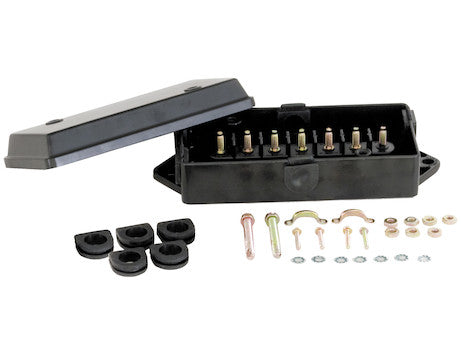 BUYERS ELECTRICAL JUNCTION BOX WITH 7 COLOR CODED TERMINALS (5601101)