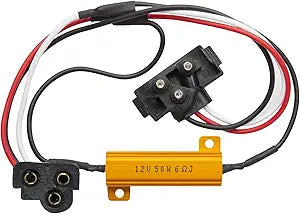 Optronics Load Resistor for LED Lights - Male PL-3 Plug and Female PL-3 Plug (OPT-ALEDRST2B)
