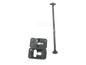 DOOR HOLDER 10" PLASTIC T-ARM W/ KEEPER GREY (7500190)