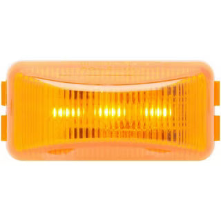 Optronics® LED Clearance Marker Light, 2.5" Amber Rectangular, Mini Thinline, 3 Diode, PC Rated (AL-91AB)