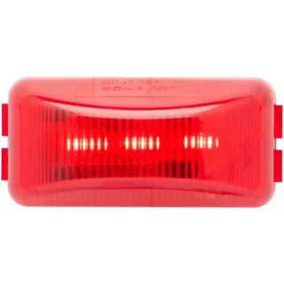 Optronics® LED Clearance Marker Light, 2.5" Red Rectangular, Mini Thinline, 3 Diode, PC Rated (AL-91RB)