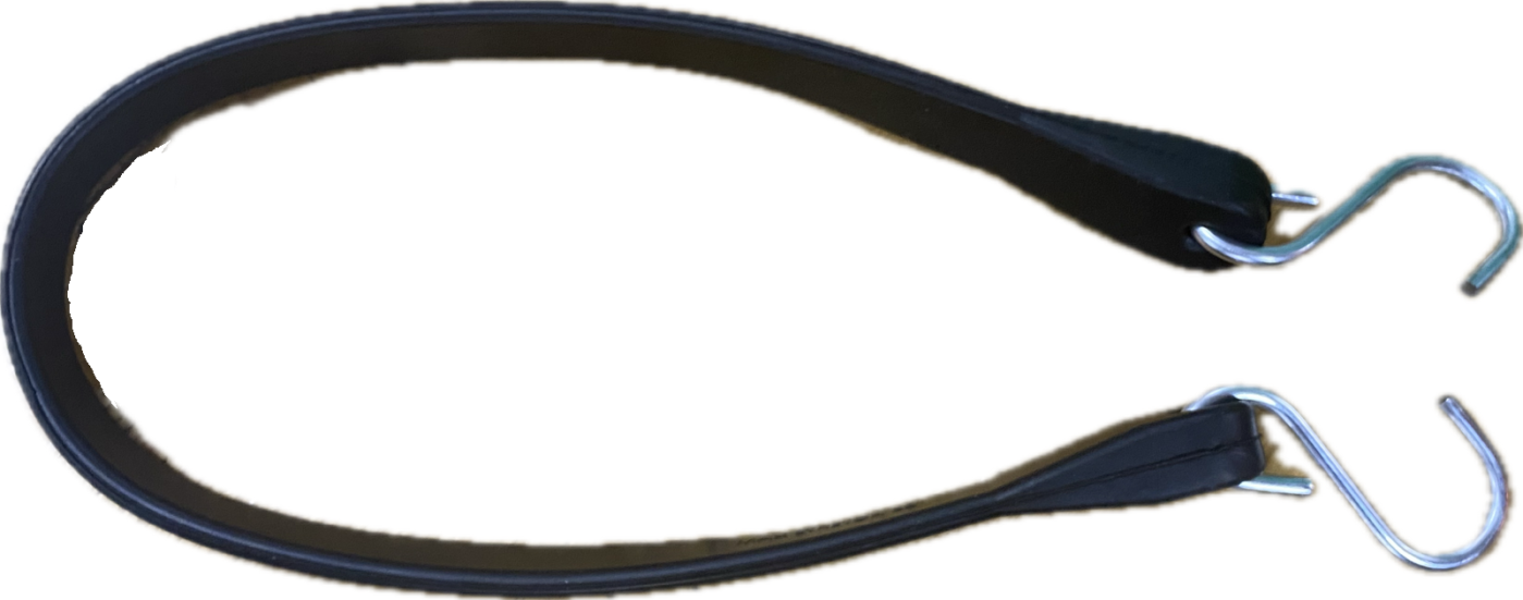 15" DOMESTIC RUBBER TARP STRAP (TGL15)