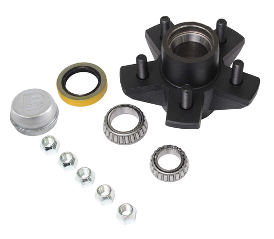 HUB KIT FOR 3.5K AXLE 5 ON 4.5 BOLT 1.718 SEAL (K8-248-9)