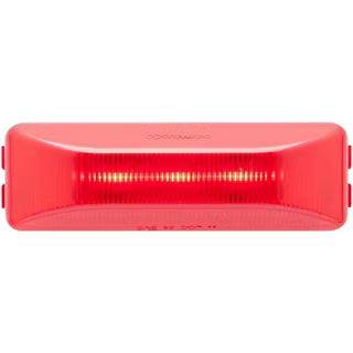 Optronics® LED Clearance Marker Light, 3.94" Red Rectangular, Thinline, 3 Diode, P2 Rated (MCL-65RB)