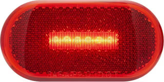 Optronics® LED Clearance Marker 4" Red Oblong, 6Diode LED Light A/P2 Rated (MCL-31RB)