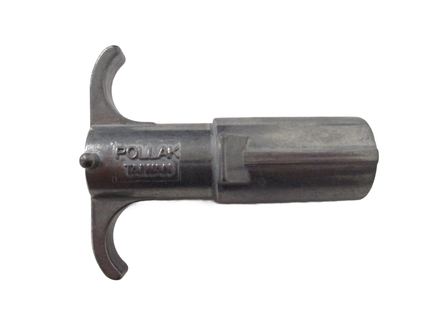 Pollak Heavy-Duty, 4-Pole, Round Pin Trailer Wiring Connector - Metal - Trailer End (POL 11402)