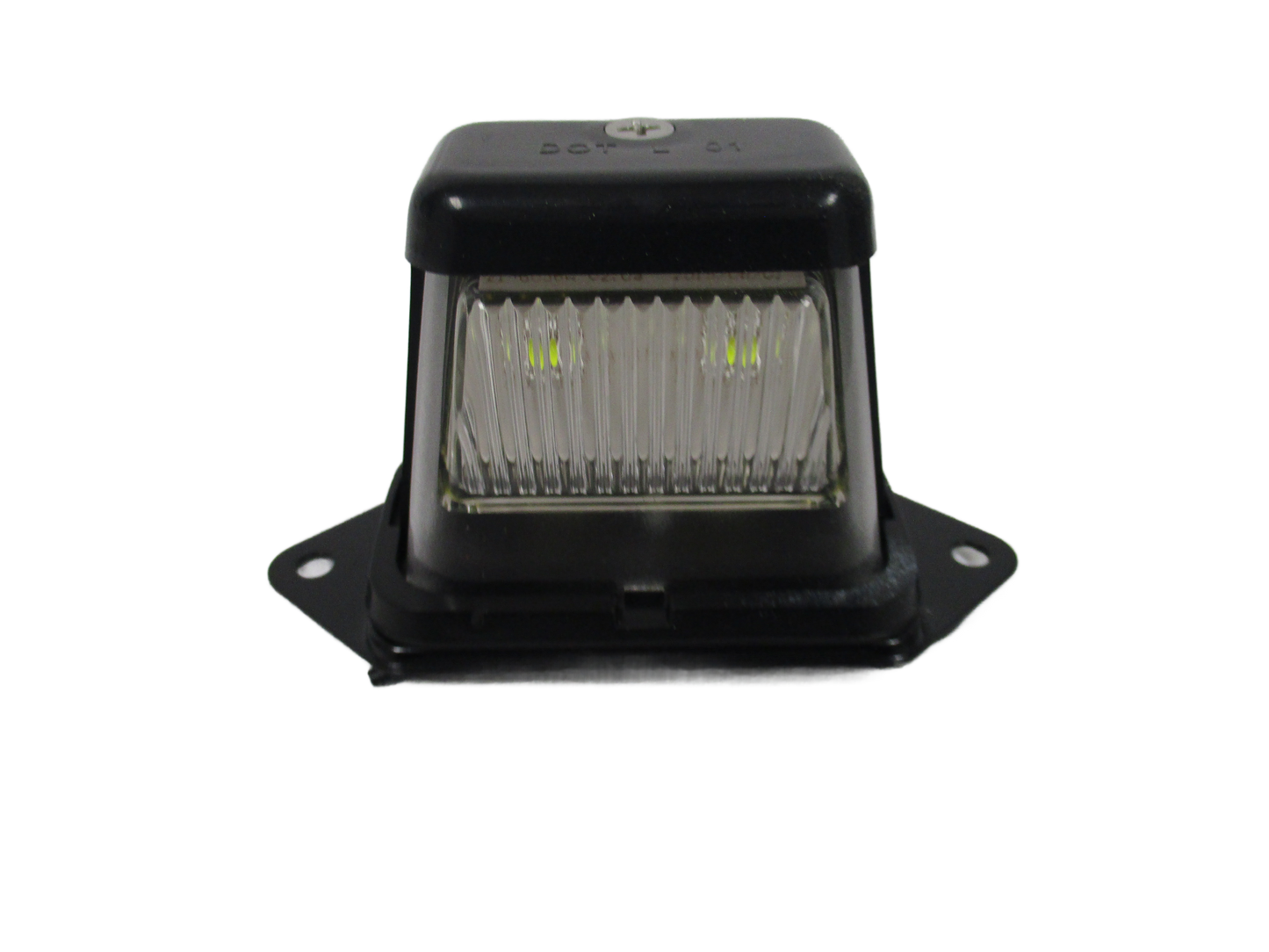 LARGE BLACK LED LICENSE PLATE LIGHT (296C)