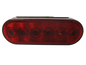 6 INCH OVAL LED RED LIGHT (SL606125)