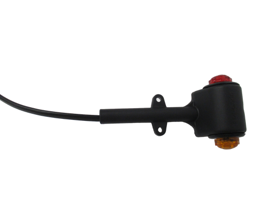 Optronics Thinline LED Trailer Fender Light for Trailers Over 80" Wide - 10 Diodes - Amber/Red(OPT-MCL-12ARLB)