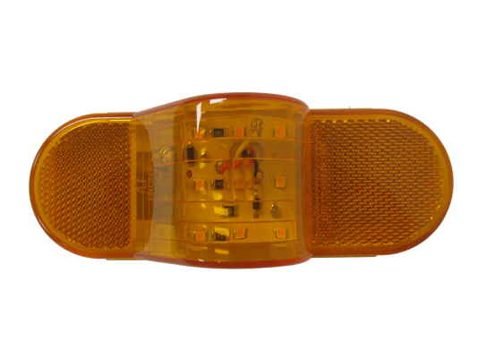 Optronics LED Side Marker Light and Mid-Ship Turn Signal - Submersible - 9 Diodes - Amber Lens (OPT-STL-75AB)