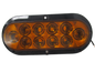 Optronics LED Trailer Light - Parking and Turn Signal - Submersible - Surface Mount - Oval - Amber(OPT-STL-78AB)