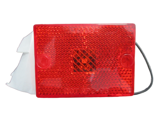LIGHT, CLEARANCE, LED, 7 DIODE, RED, RECTANGLE STUD MOUNT (J-1025-RR)