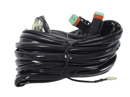 ST LIGHT BAR HARNESS, ROCKER FLIP-SWITCH, DUAL DT CONNECTOR (79905)