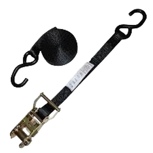 1" x 16' RATCHET STRAP WITH "S" HOOK (1200-02500)