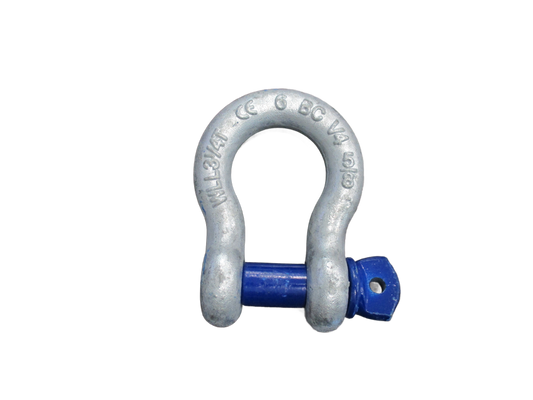 5/8" G-3261 3-1/4 TON GALVANIZED SCREW PIN ANCHOR SHACKLE (400-11990)