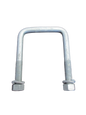 3" X 4" SQUARE GALV U-BOLT W/N & LW (TDN-SUB34)