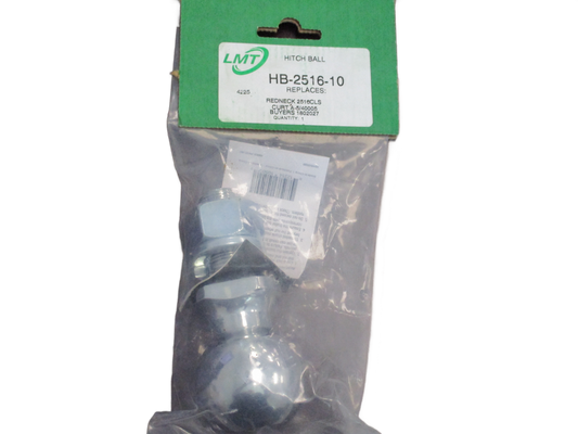 2-5/16" HITCH BALL 1" SHANK (HB-2516-10)