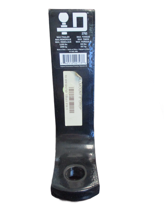 2" BALLMOUNT 8" DROP (RES-2793)