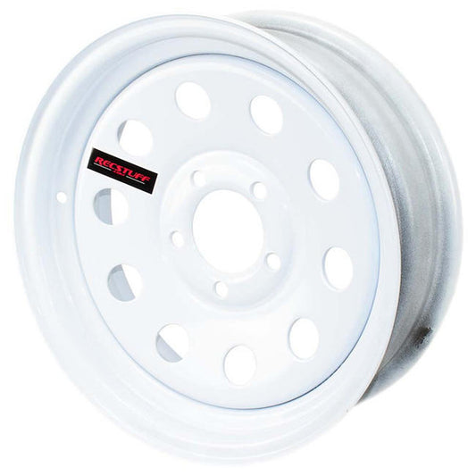 15" X 5" WHITE MOD WHEEL 5 ON 4.5" (awc-15-white-mod)