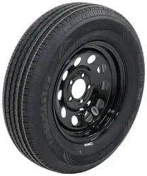 TIRE/WHEEL ST205/75R15 BLACK MOD WHEEL, RAINIER TIRE 6-PLY (F100250155)